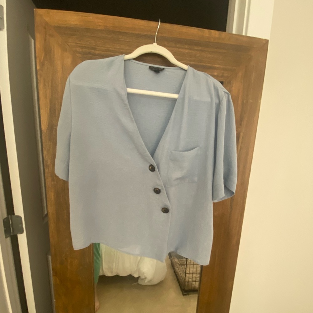 TopShop S. Sleeve Blouse
